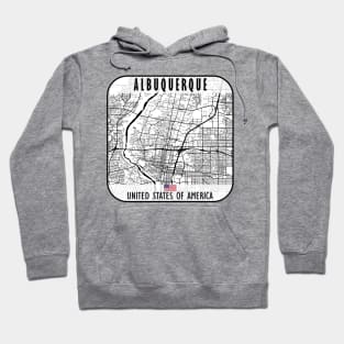 Albuquerque Map USA Hoodie